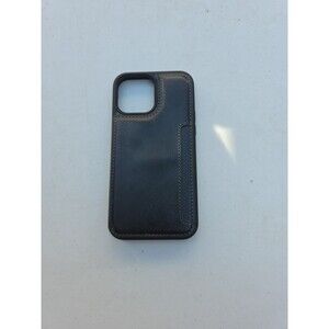 Wallet Card Holder Case for iPhone 13 Pro Max Leather Cover Black